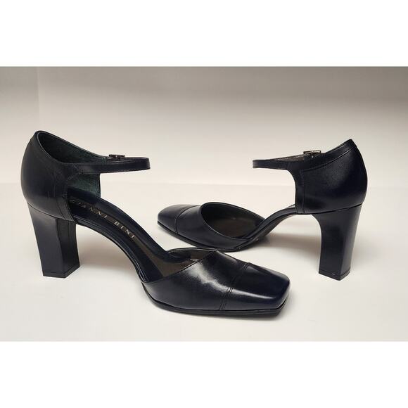 Gianni Bini Brody Navy Blue D'Orsay Slingback Pump Heel Dress Shoes Size 9M - Picture 7 of 12